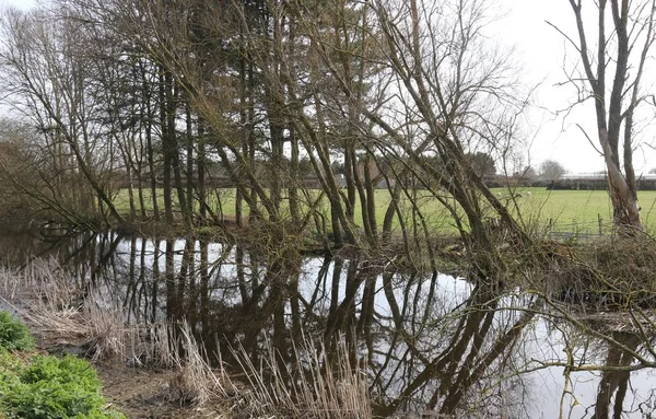Живописный вид Чичестерского канала — стоковое фото