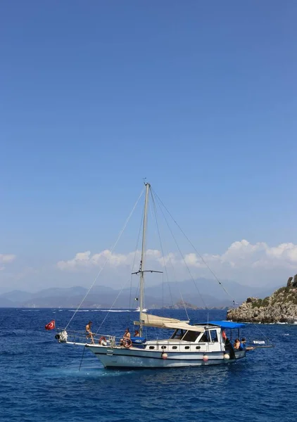 Båtturer för turister i Turkiet — Stockfoto