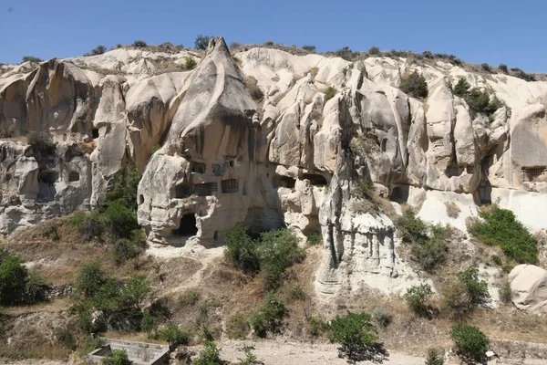 Ünlü Peri bacaları ve peyzaj Kapadokya'nın — Stok fotoğraf