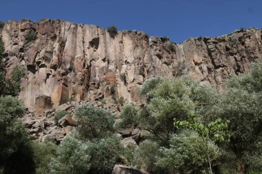 Kanyon Ihlara dağ manzarası