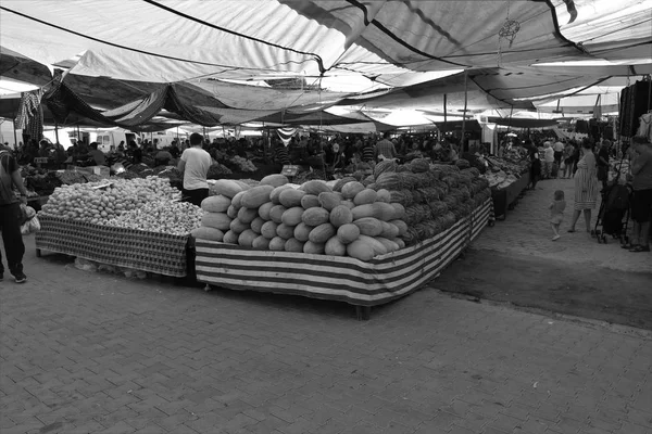 Fresh market produce of fruit and vegetables — Stock Photo, Image