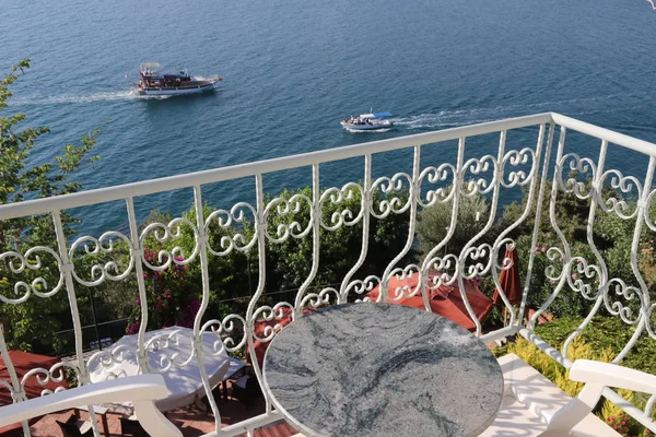 The scenic view from a balcony in turkey — Stock Photo, Image