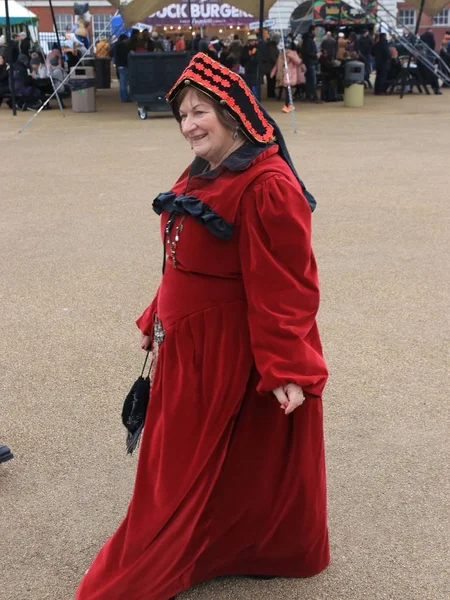 2Nd December 2017 Portsmouth Dockyard England Unknown Actors Playing Parts — Stock Photo, Image