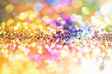 Altın glitter doku Derma bulanık arka plan