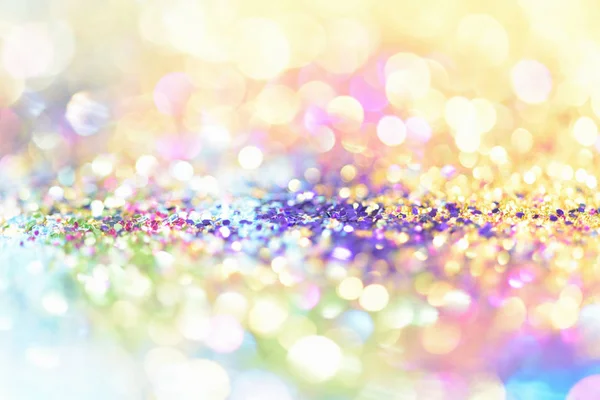 Χρυσά glitter υφή Colorfull θολή αφηρημένα φόντο — Φωτογραφία Αρχείου