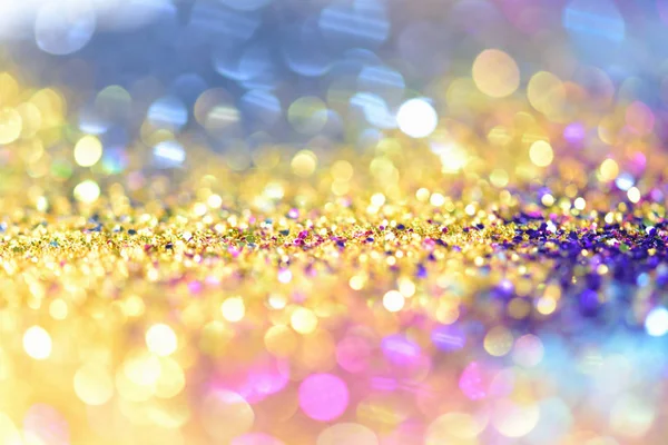 Goldener Glanz Textur farbenfroh verschwommen abstrakten Hintergrund — Stockfoto