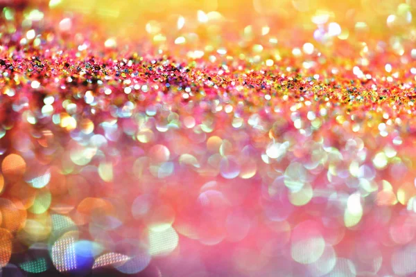 Gouden glitter textuur Colorfull wazig abstracte achtergrond — Stockfoto