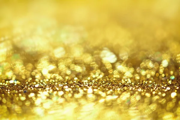 Gyllene glitter textur Colorfull suddig abstrakt bakgrund — Stockfoto