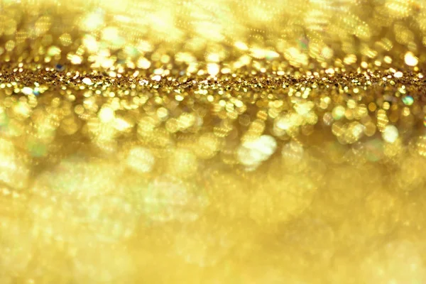 Golden glitter texture Colorfull Blurred abstract background — Stock Photo, Image