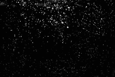 Kara Arkaplan 'a Yağan Karlar