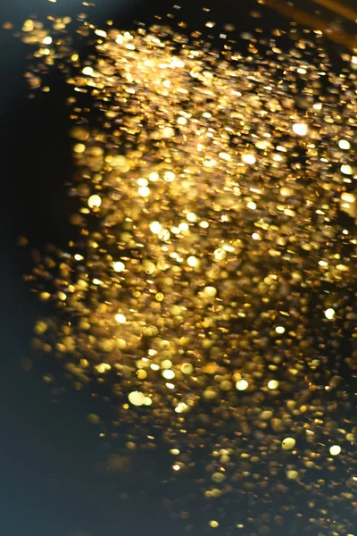 Golden Glitter Textura Colorfull Blurred Fundo Abstrato Para Aniversário Aniversário — Fotografia de Stock