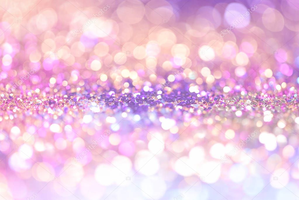 bokeh Colorfull Blurred abstract background for birthday, anniversary, wedding, new year eve or Christmas.