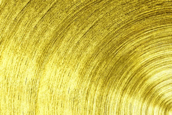 Een Metalen Goud Ijzer Met Circulaire Textuur Achtergrond — Stockfoto