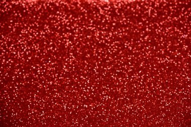 Sevgililer, doğum günü, yıldönümü, düğün, yeni yıl ve Noel için kırmızı glitter bokeh ışıklar bulanık arka plan