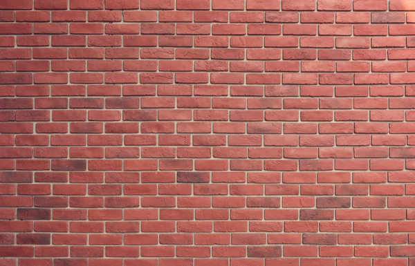 Красно-коричневый кирпичный блок стены красиво расположены текстуры backgrou — стоковое фото