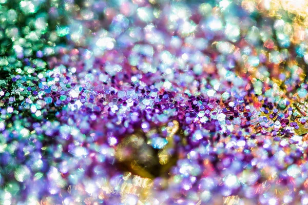 Bokeh doré texture paillettes Colorfull flou abstrait backgrou — Photo