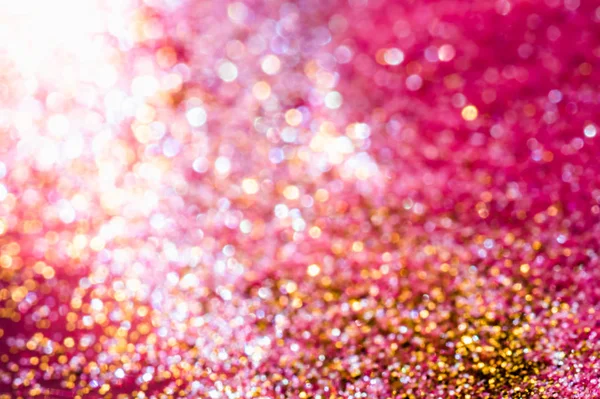 Bokeh arany csillogó textúra Colorfull homályos absztrakt háttérb — Stock Fotó