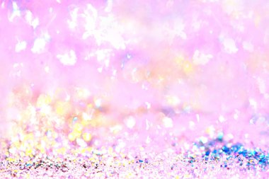 Altın glitter doku doğum günü, yıldönümü, düğün, yeni yıl arifesi ya da Noel için arka plan Derma bulanık.