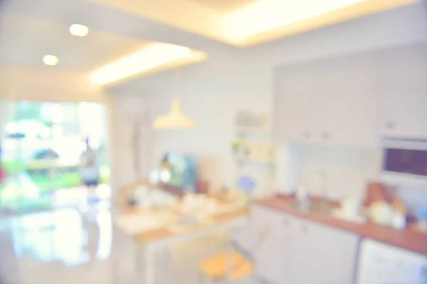 Abstract blur Kitchen Room area interior for background