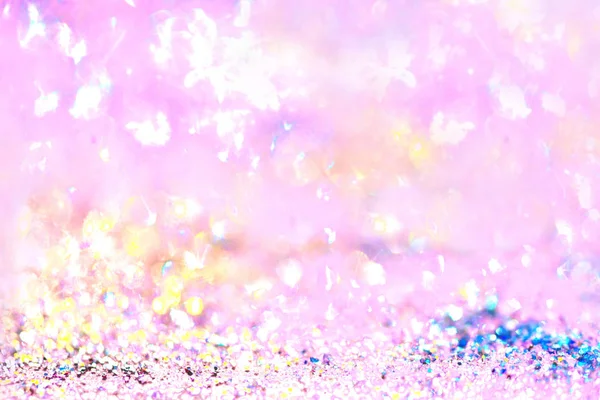 Altın glitter doku doğum günü, yıldönümü, düğün, yeni yıl arifesi ya da Noel için arka plan Derma bulanık.