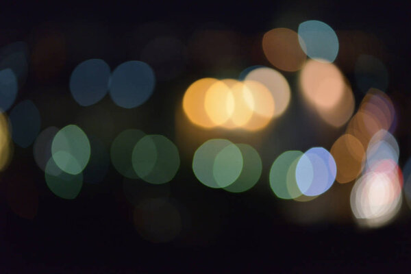 Bokeh light effect Colorfull Blur abstract background.