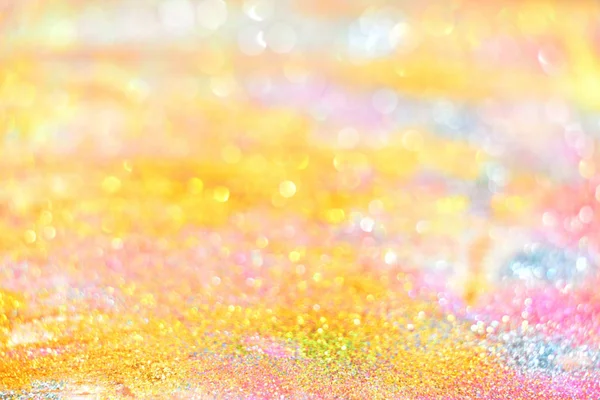 Kultainen Glitter Rakenne Värikäs Sumea Abstrakti Tausta Syntymäpäivä Vuosipäivä Häät — kuvapankkivalokuva