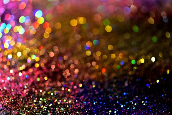 Golden Glitter Textura Colorfull Blurred Fundo Abstrato Para Aniversário Aniversário — Fotografia de Stock