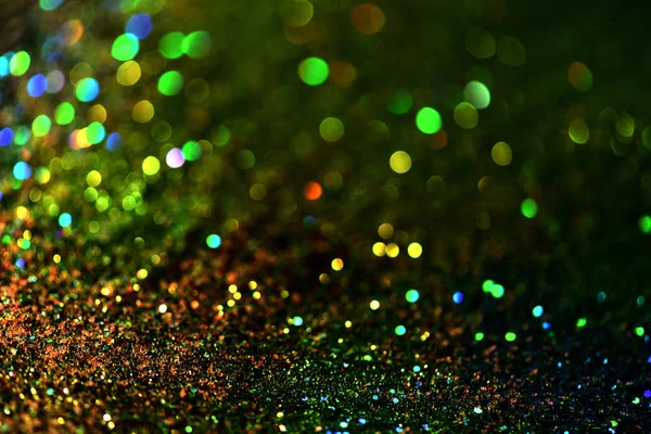 Texture Glitter Dorato Colorfull Sfondo Astratto Offuscata Compleanno Anniversario Matrimonio — Foto Stock