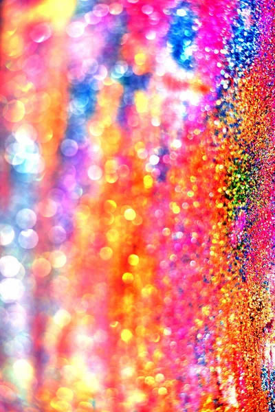 Golden Glitter Texture Colorfull Blurred Abstract Background Birthday Anniversary Wedding — Stock Photo, Image