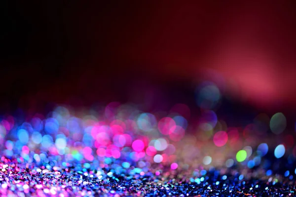 Gyllene Glitter Textur Colorfull Suddig Abstrakt Bakgrund För Födelsedag Årsdag — Stockfoto