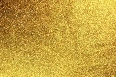 Altın glitter doku doğum günü, yıldönümü, düğün, yeni yıl arifesi ya da Noel için arka plan Derma bulanık.