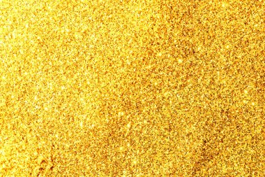 Altın glitter doku doğum günü, yıldönümü, düğün, yeni yıl arifesi ya da Noel için arka plan Derma bulanık.