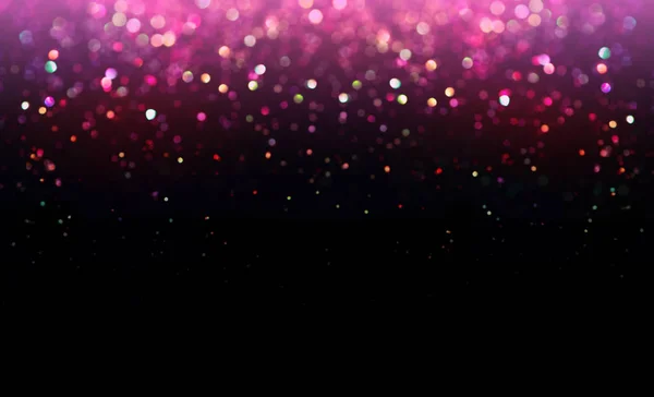 Glitter bokeh lighting effect Colorfull Blurred abstract backgro — Stock Photo, Image