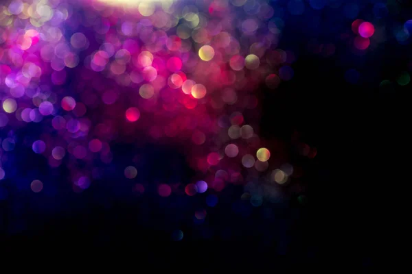 闪闪发光的灯光效果色彩斑斓的抽象背景图 — 图库照片