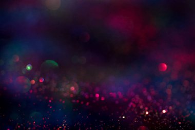 Sim bokeh ışıklandırma efekti Renkli bulanık soyut sırt