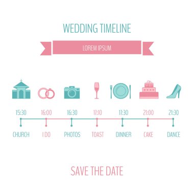 Download Wedding Timeline Free Vector Eps Cdr Ai Svg Vector Illustration Graphic Art