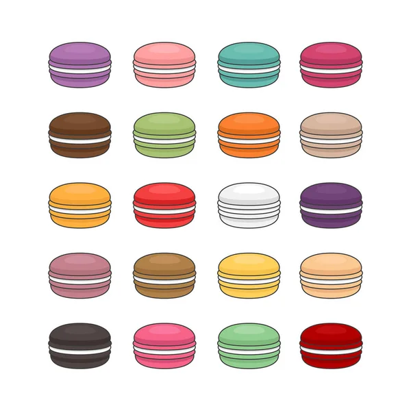 ココナッツのマカロンストックベクター ロイヤリティフリーココナッツのマカロンイラスト Depositphotos