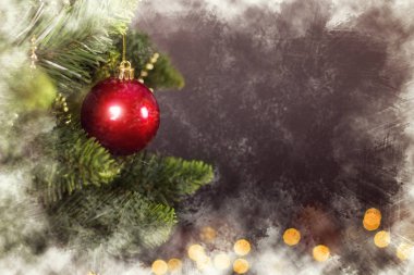 Tebrik kartı Noel dekorasyon takvim