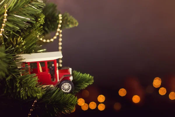 Cartão de saudação calendário de decoração de Natal — Fotografia de Stock