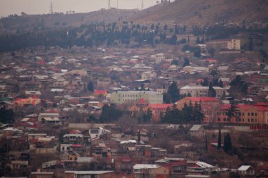 Tiflis, Gürcistan, Avrupa'nın panoramik görünüm