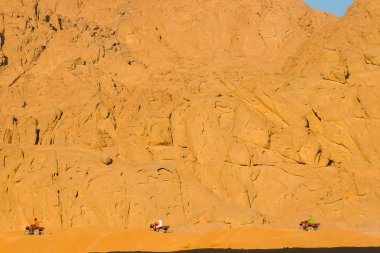 Motosiklet safari Mısır insanların güzel tatil arka plan seyahat