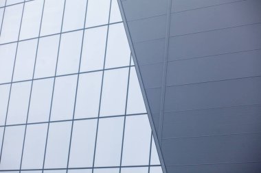 modern yeni cam yüksek katlı şirket binası