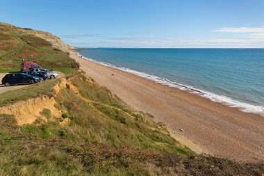 Dorset Jurassic coast beach Eype İngiltere İngiltere 