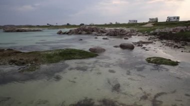 Isle of Mull İskoçya güzel İskoç beach Iona için campervans ve karavan pan popüler yakınındaki Fidden adlı