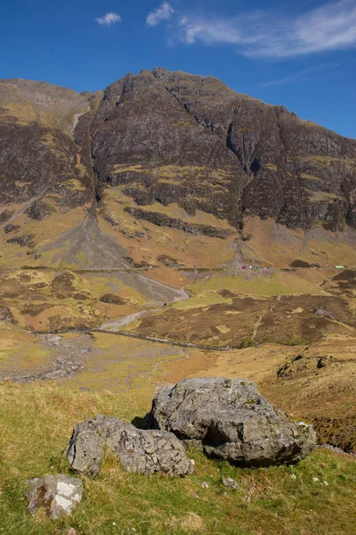 Skót turisztikai attrakció Glencoe Scotland Uk néző Lochaber Skót Felföld-hegység — Stock Fotó