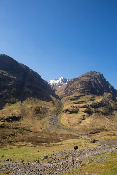 Skót turisztikai attrakció Glencoe Scotland Uk néző Lochaber Skót Felföld-hegység — Stock Fotó