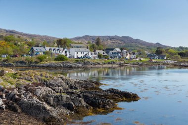 Mallaig İskoçya Highlands bir kıyı köyün güneyinde Arisaig İskoçya İngiltere 