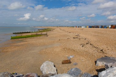 Hayling Island beach Hampshire İngiltere İngiltere 