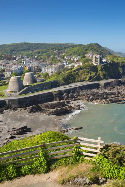 Ilfracombe North Devon England UK tourist destination in summer with blue sky — Stock Photo, Image