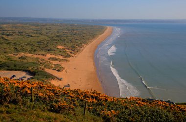Yaz aylarında Saunton Sands Kuzey Devon coast Croyde İngiltere İngiltere yakınında